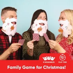 Big Dot of Happiness Jolly Santa Claus Beard Guessing Game, Fun Christmas Games for Kids and Adults,&nbsp;Family Guess Who Game, Friendsmas Party Card
