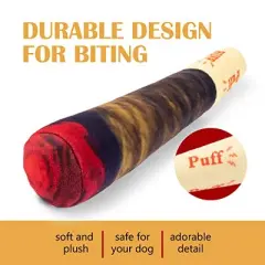 Hoovy Dog Toy Doobie | Funny Dog Toy | Cool Dog Toys | Gifts for Dogs | Funny Squeaky Dog Toys | Novelty Dog Toys | Dog Birthday Gift