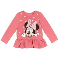 Disney Minnie Mouse Mickey Mouse T-Shirt and Leggings Outfit Set Infant to Big Kid