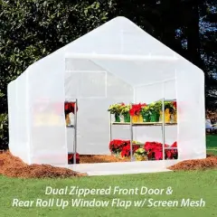 King Canopy 10'x10' Steel Frame Canopy Greenhouse Cover