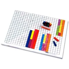 Learning Resources Cuisenaire Rods Multipack Wood, Set of 6