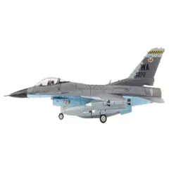 General Dynamics F-16C Fighting Falcon "Shark" Fighter Aircraft "Air Power Series" 1/72 Diecast Model by Hobby Master