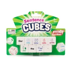 Junior Learning Sentences Cubes, Set of 9