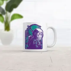 Crazy Dog Space Monkey Mug Funny Astronaut Ape Graphic Coffee Cup-11oz