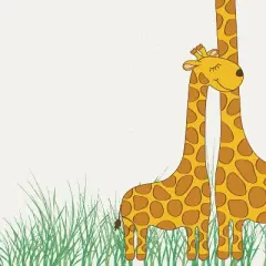 Baby Mama Giraffe Letterhead: Great Papers! Multicolor Animal Theme Stationery, 80 Sheets, Uncoated Cardboard, All Occasions