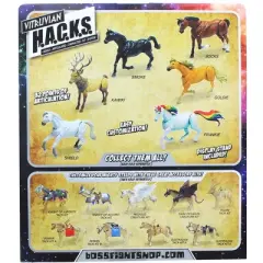 Boss Fight Studio, LLC Vitruvian H.A.C.K.S. Mighty Steeds Action Figure Mount | Frankie Rainbow Unicorn
