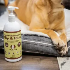 Natural Dog Company Liquid Glucosamine Food Dog Topper - Unflavoured - 32 fl oz