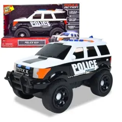 Maxx Action Large Police SUV Lights & Sounds Motorized Rescue Vehicle