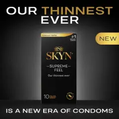 SKYN Supreme Non-Latex Lubricated Condoms - 30ct