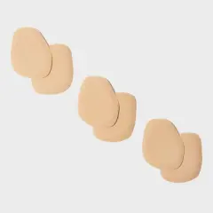 Fab Feet Women's by Foot Petals Ball of Foot Insoles Shoe Cushion Khaki - 3 pairs