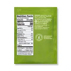 Pitted Green Olives with Garlic Snack Pouch - 1.05oz - Good & Gather&trade;