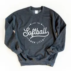 Simply Sage Market Livin' that Softball Mom Life Sweatshirt