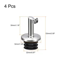Unique Bargains Integrated Dust-proof Cap Stainless Steel Olive Oil Wine Bottle Pourers