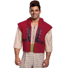 Disguise Men's Aladdin Deluxe Halloween Costume - Size Large - Red