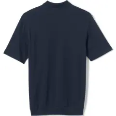 Lands' End School Uniform Kids Short Sleeve Banded Bottom Polo Shirt
