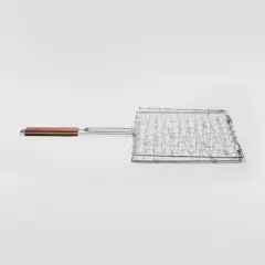 25" Rosewood Flex Grill Basket - Outset