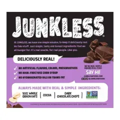 JUNKLESS Double Chocolate Chewy Granola Bars - 6.6oz/6ct
