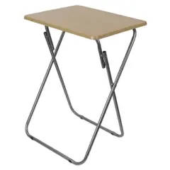 Home Basics Multi-Purpose Foldable Table, Natural