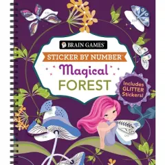 Brain Games - Sticker by Number: Magical Forest (20 Images to Sticker) - by  Publications International Ltd & Brain Games & New Seasons