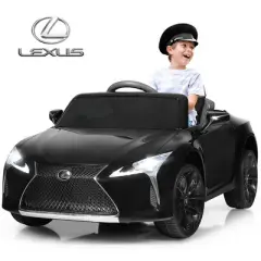 Costway 12V Kids Ride on Car Lexus LC500 Licensed Remote Control Electric Vehicle Black