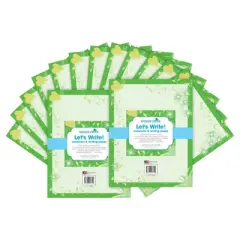 Barker Creek 2pk Printer Paper 100ct - Green Florals