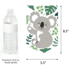 Big Dot of Happiness Koala Cutie - Bear Baby Shower Bunting Banner - Party Decorations - Welcome Baby