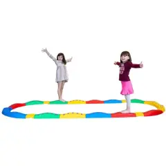 Bintiva Balance Path Set &ndash; 20-Piece Interlocking System with Tactile Bumps for Sensory Input and Motor Skill Development