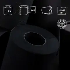 Roll-Lux Toilet Paper Gift Box 3 Rolls Sandalwood Scent Flushable Tube FSC Certified European-Made Colorful Tissue for Gifting and Bathroom Decor