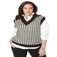 Jessica London Women&rsquo;s Plus Size Sweater Vest