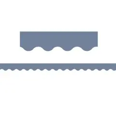 Teacher Created Resources&reg; Aegean Blue Scalloped Border Trim, 35 Feet Per Pack, 6 Packs