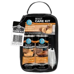 Shoe Gear Boot Care Kit: Plastic & Rubber Shoe Accessories, 3-Piece Set