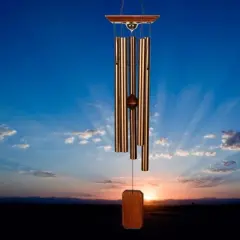 Woodstock Wind Chimes Signature Collection, Woodstock Memorial Chime, Large 36'' Bronze Wind Chime RML