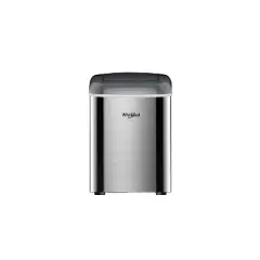 Whirlpool Ice Maker Stainless Steel: Countertop Ice Machine, Bullet Shape, 26 lbs Daily Production, 1.5 lbs Storage Capacity