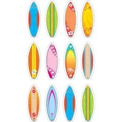 Teacher Created Resources&reg; Surfboards Mini Accents, 36 Per Pack, 6 Packs