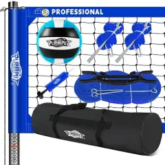 PLAYAPUT Professional Volleyball Net , Blue