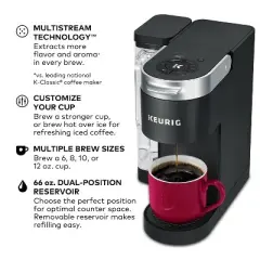 Keurig K-Supreme Single Serve K-Cup Pod Coffee Maker