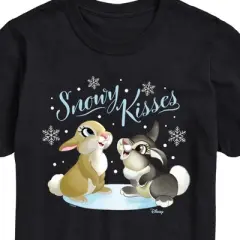 Men's - Disney - Christmas - Snowy Bunny Kisses Short Sleeve Graphic T-Shirt