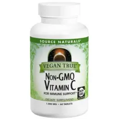 Vegan True Non-GMO Vitamin C by Source Naturals, Inc.  -  60 Softgel