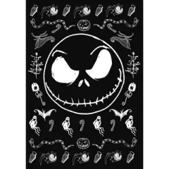 Junior's The Nightmare Before Christmas Halloween Jack Skellington Sweater Print Racerback Tank Top