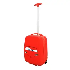Cars Lightning McQueen Big Face 16.5" Youth Two-Wheel Carry On Luggage