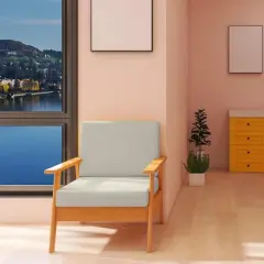 Covers&All Square Cushion Slipcover for Patio Couch Sofa Seats Cover only, Pack of 2