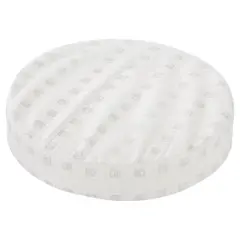 15" x 15" x 2" Montlake Fadesafe Round Patio Dining Seat Cushion Set - Heather Gray - Classic Accessories