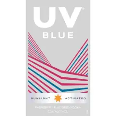 UV Blue Raspberry Flavored Vodka - 750ml Bottle