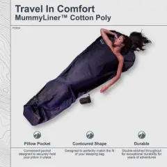COCOON - Premium - MummyLiner Cotton / Poly - Tuareg
