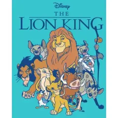 Girl's Lion King Character Group Shot T-Shirt