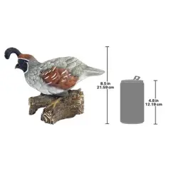 Design Toscano Coco, the Quail Bird Statue