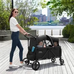 Jeep Evolve Stroller Wagon by Delta Children - Black