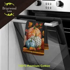 Briarwood Lane Fall Hand Towel 26x18 Elegant Pumpkins For Fall Hand Towel