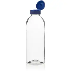 Clear Plastic Bottles 20oz PET Bottle with Flip-top Caps Made in USA - Pack of 100