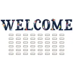 Teacher Created Resources&reg; Wildflowers Welcome Bulletin Board Set, 55 Pieces